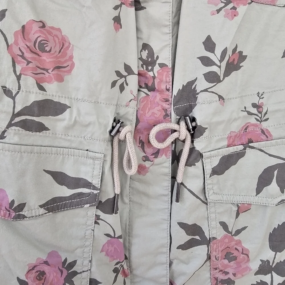 LANE BRYANT Floral military jacket size 10/12 NWT - Picture 7 of 11